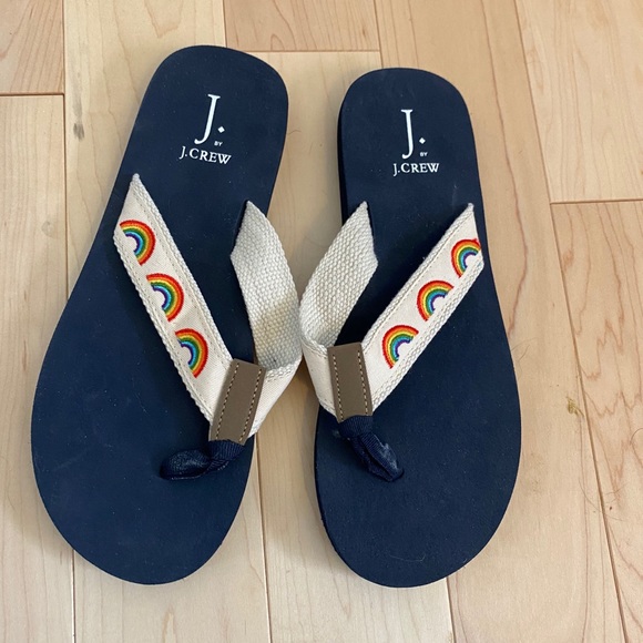 j crew flip flops